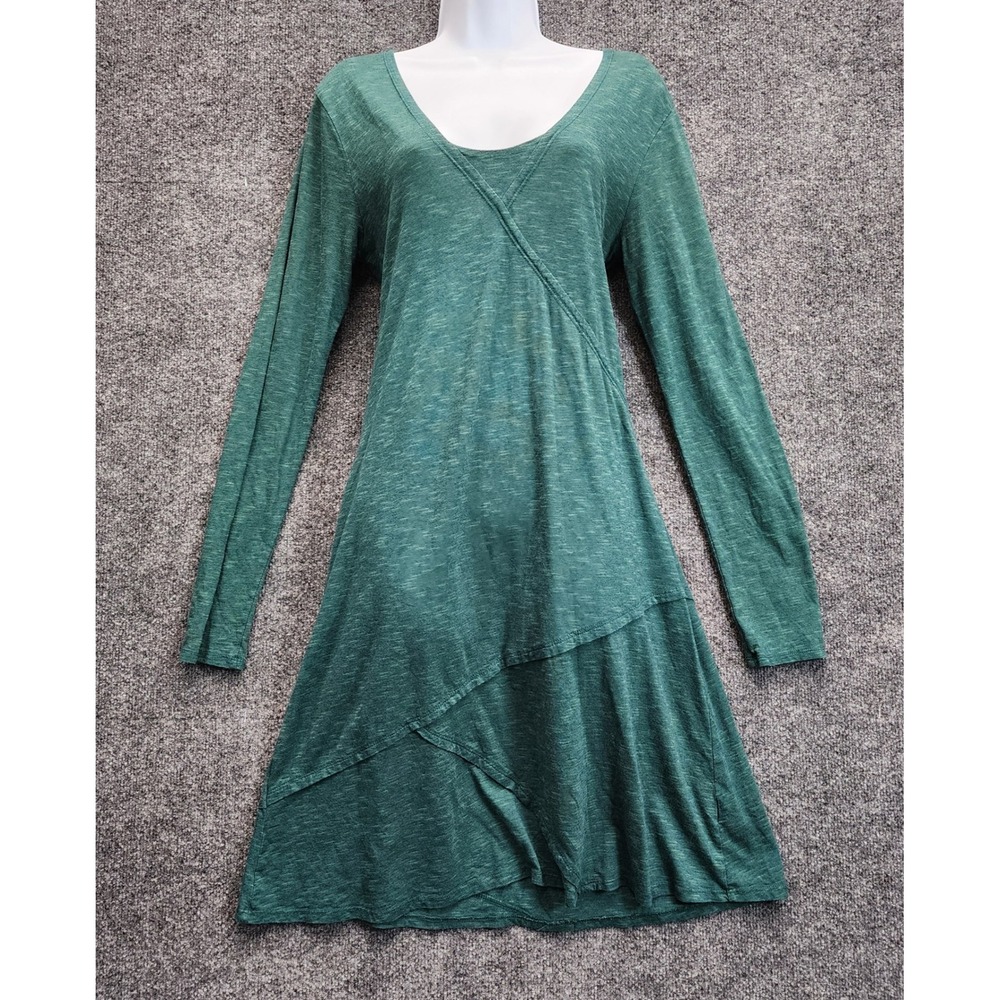 Horny Toad Toad&Co Organic Cotton Tencel Asymmetrical Long Sleeve Knit Dress S